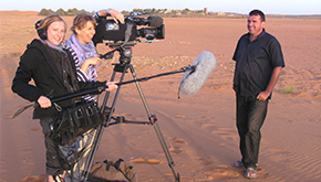 Deutsches Fernsehen zu Besuch bei Thomas Friedrich in Marokko